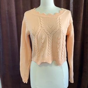 Bebe cropped sweater